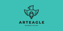 Art Eagle Logo Template Screenshot 2