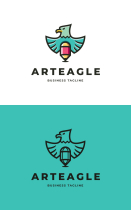 Art Eagle Logo Template Screenshot 3