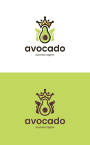 King Avocado Logo Template Screenshot 3