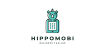 Hippo Mobile Logo Template Screenshot 1