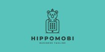 Hippo Mobile Logo Template Screenshot 2