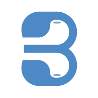 Letter B earbud logo design template