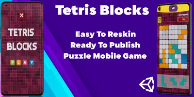 Tetris Blocks - Unity Source Code
