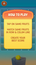 Ninja Fruit Sega Match Puzzle Game For Android Screenshot 2