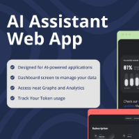 AI Assistant Flutter Web App UI Template