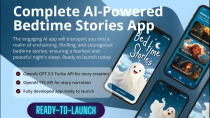 AI-Powered Bedtime Stories App Flutter Screenshot 1
