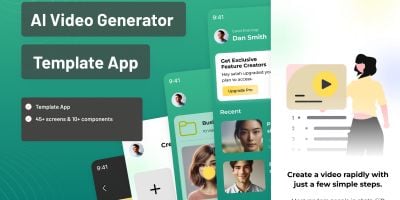 AI Video Generator  Flutter Template App