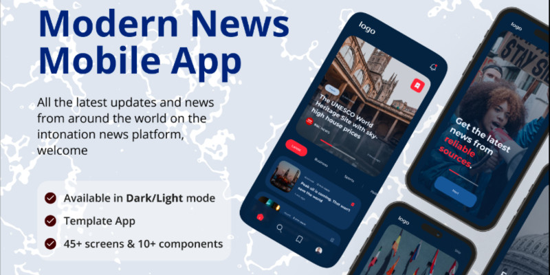 Modern News Flutter UI Kit