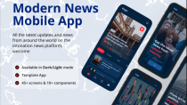 Modern News Flutter UI Kit Screenshot 1