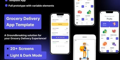 Grocery Delivery App Flutter UI Kit