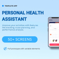 Personal Health Assistant Flutter  UI Kit