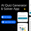 AI Quiz Generator and Solver Flutter UI Kit