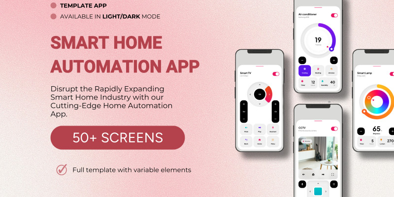 IoT Smart Home Flutter Template  UI Kit