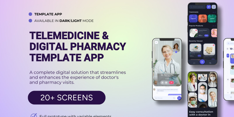 Digital Pharmacy Flutter UI KIt