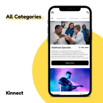 Flutter Kinnect App Template Screenshot 15