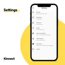 Flutter Kinnect App Template Screenshot 35