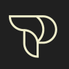 PT or TP letter mark logo design template