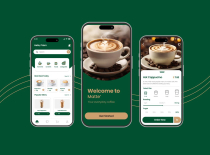 Matte - Coffee Shop Mobile App UI Kit Screenshot 4