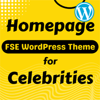 Homepage - WordPress Theme for Celebrities