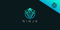 Ninja Sword Logo Screenshot 1