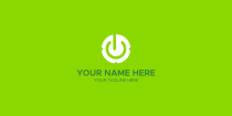 Minimalist E-mobility Logo Design Template Screenshot 2