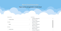Word Cloud Generator PHP Script Screenshot 3