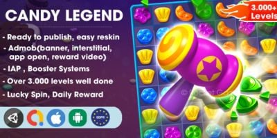 Candy Legend - Unity Complete Game