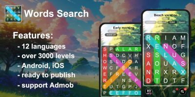 Words Search - Unity Source Code