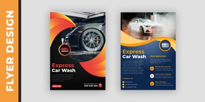 Promotional Car Wash Flyer Template