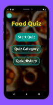 Food Quiz Flutter App with AdMob Screenshot 1