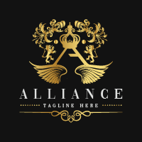 Alliance Letter A Pro Logo Temp