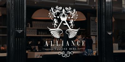 Alliance Letter A Pro Logo Temp