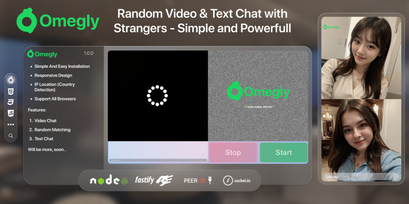 Omegly - Random Chat NodeJS