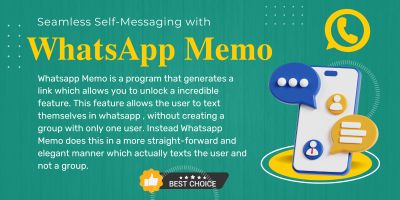 Self-Messaging with WhatsApp Memo
