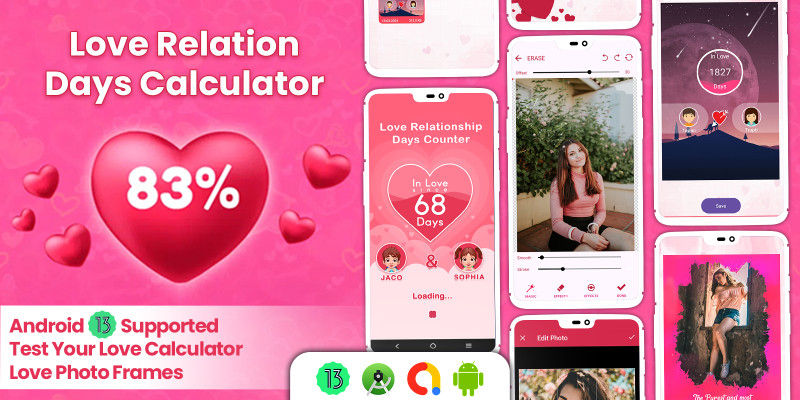 Love Relation Days Calculator Android