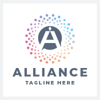 Letter A Alliance Logo