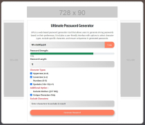 Ultimate Password Generator Tool Pro Screenshot 3