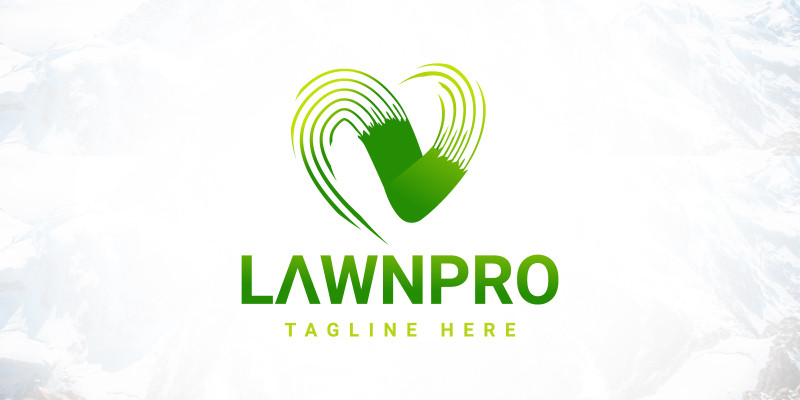 Creative Professional Landscape Lawn Care Logo