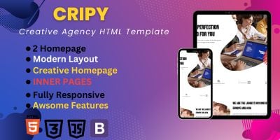 Cripy - Creative Agency Multipurpose HTML Template