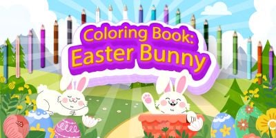 Coloring Book: Easter Bunny - HTML5 Construct Game