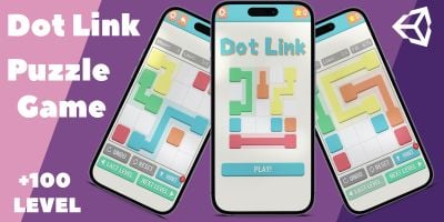 Dot Link Puzzle Game - Unity Template