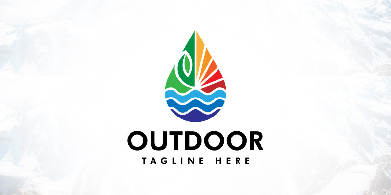 Natural Earth Energy Environment Outdoor Logo