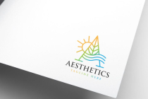 Natural Letter A Aesthetics Logo Design Screenshot 1