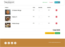 Mega Restaurant - Restaurant management system Screenshot 2