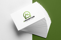 Letter A Abstract Mountain Logo Design Screenshot 4