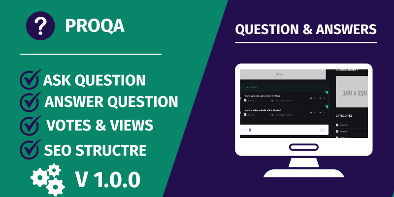 ProQA - Questions And Answers Platform Script