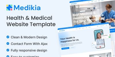 Medikia - Health And Medical HTML 5 Template