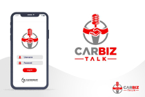 Automotive Car Business Deal Talk Podcast Logo Screenshot 5