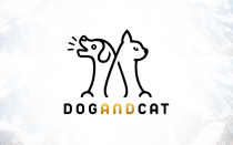 Cool Dog And Cat Logo Design Screenshot 1