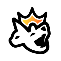 Cat and Dog Pet King Logo Design